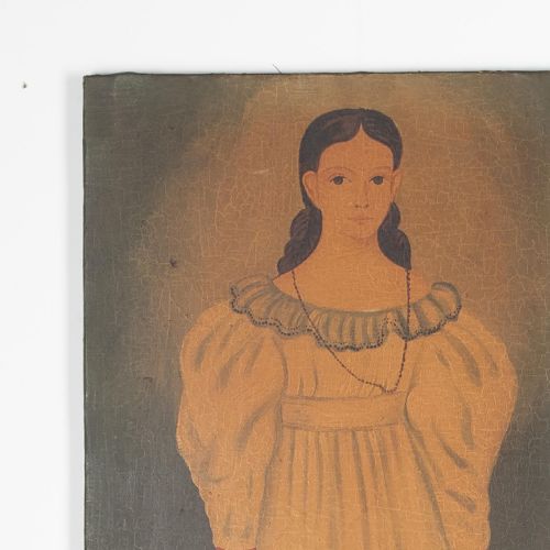 19TH CENTURY PAIR OF AMERICAN FOLK ART PAINTINGS - ADDITIONAL PHOTO 1