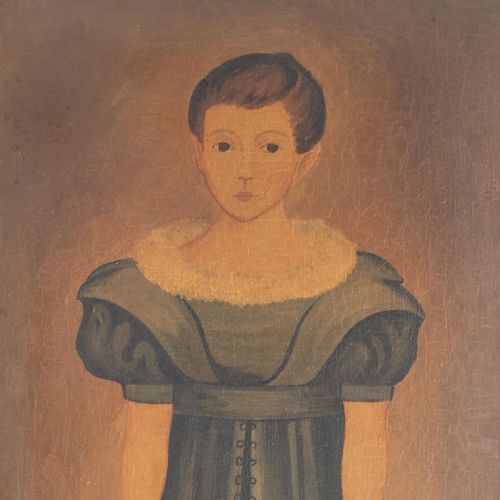 19TH CENTURY PAIR OF AMERICAN FOLK ART PAINTINGS - ADDITIONAL PHOTO 2
