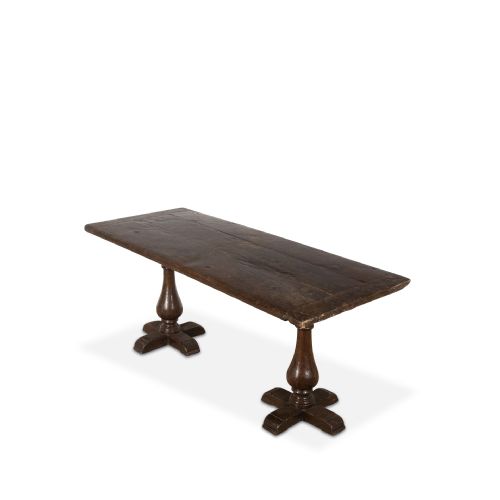 18TH CENTURY OAK REFECTORY TABLE - ADDITIONAL PHOTO 1