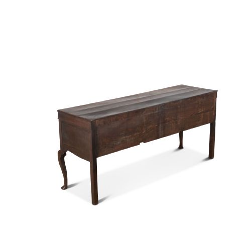 18TH CENTURY GEO III OAK AND MAHOGANY DRESSER - ADDITIONAL PHOTO 9