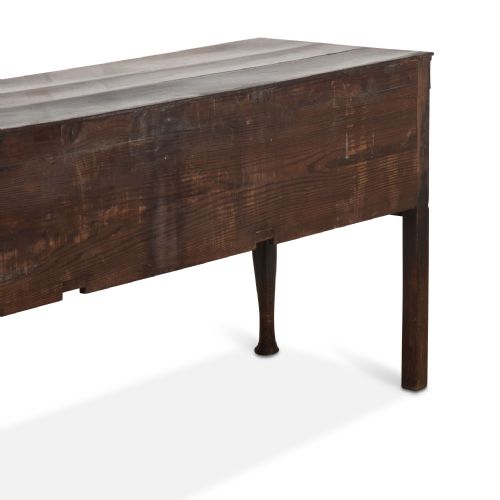 18TH CENTURY GEO III OAK AND MAHOGANY DRESSER - ADDITIONAL PHOTO 11