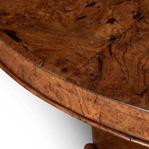 19TH CENTURY BURR OAK CENTRE TABLE - ADDITIONAL PHOTO 3