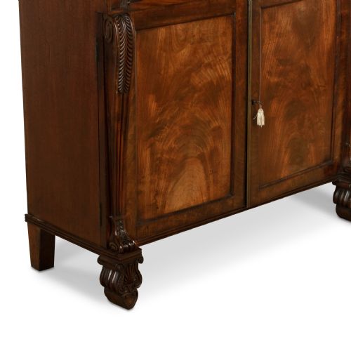 REGENCY MAHOGANY LIBRARY WRITING CABINET - ADDITIONAL PHOTO 3
