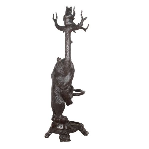 19TH CENTURY CARVED BEAR HALL STAND - ADDITIONAL PHOTO 3