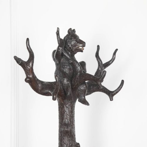 19TH CENTURY CARVED BEAR HALL STAND - ADDITIONAL PHOTO 9