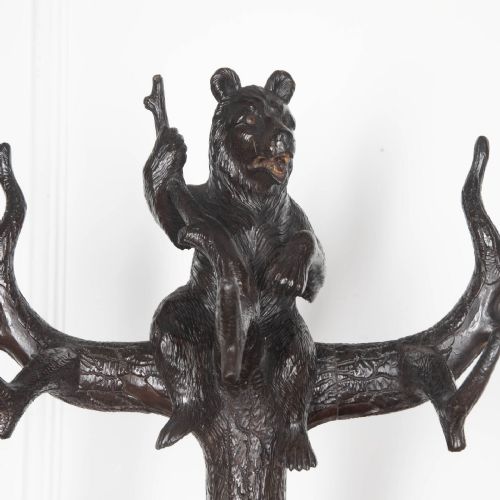 19TH CENTURY CARVED BEAR HALL STAND - ADDITIONAL PHOTO 10