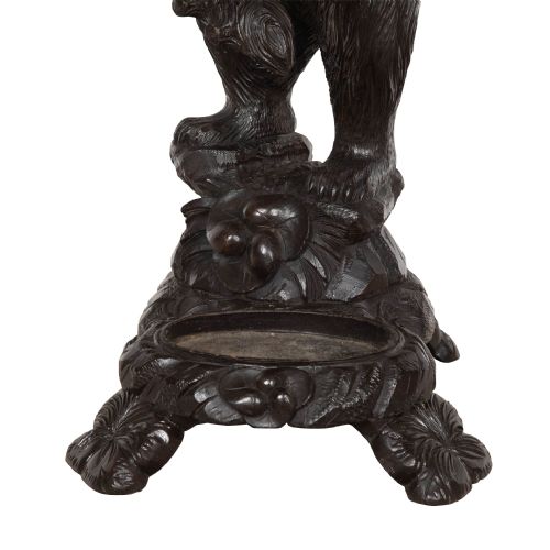 19TH CENTURY CARVED BEAR HALL STAND - ADDITIONAL PHOTO 12