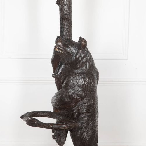 19TH CENTURY CARVED BEAR HALL STAND - ADDITIONAL PHOTO 15