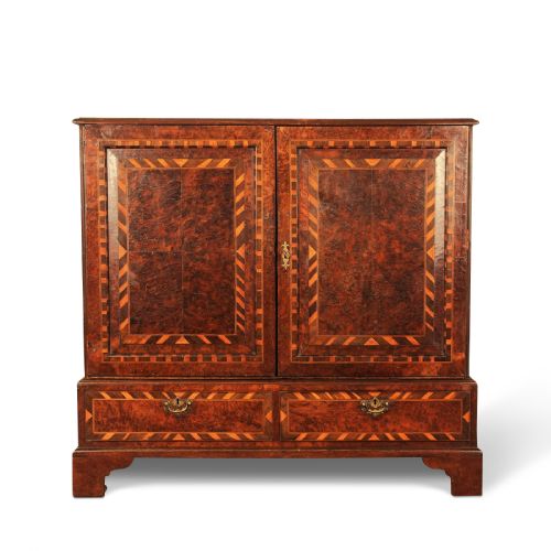 18th century burr yew cabinet - CATEGORY: ANTIQUE SIDEBOARDS - DATED GEORGIAN