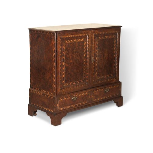18TH CENTURY BURR YEW CABINET - ADDITIONAL PHOTO 2
