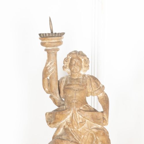 PAIR OF 18TH CENTURY ITALIAN CANDELABRA - ADDITIONAL PHOTO 2