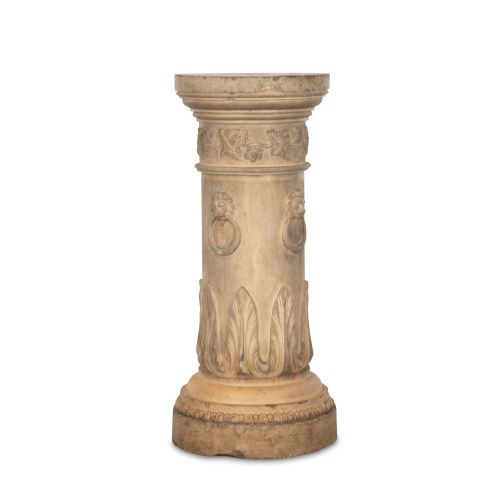 19TH CENTURY NEOCLASSICAL TERRACOTTA PEDESTAL - ADDITIONAL PHOTO 3