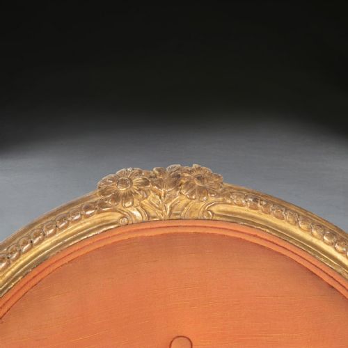 PAIR OF GEO III GILTWOOD OPEN ARMCHAIRS - ADDITIONAL PHOTO 5