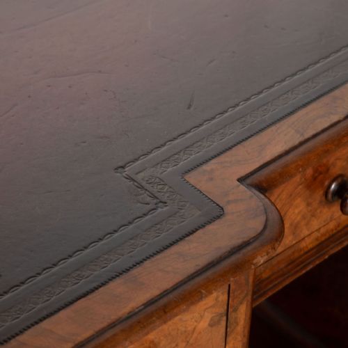 19TH CENTURY BURR WALNUT DESK - ADDITIONAL PHOTO 13