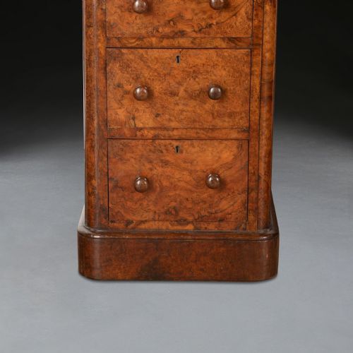 19TH CENTURY BURR WALNUT DESK - ADDITIONAL PHOTO 15
