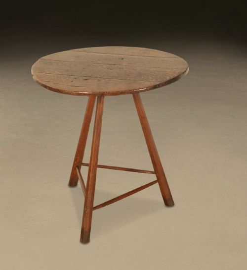 GEO III COUNTRY OAK CRICKET TABLE - ADDITIONAL PHOTO 1