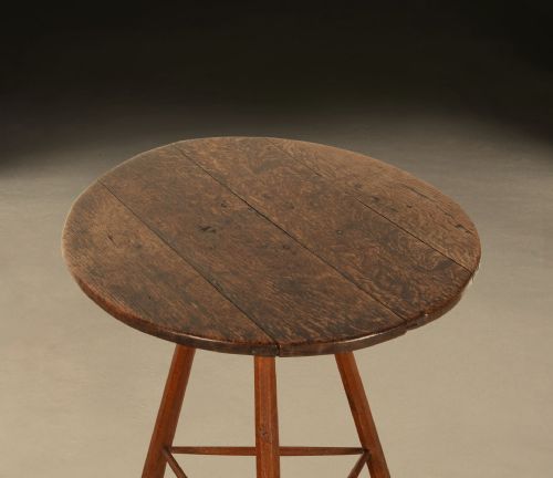 GEO III COUNTRY OAK CRICKET TABLE - ADDITIONAL PHOTO 3