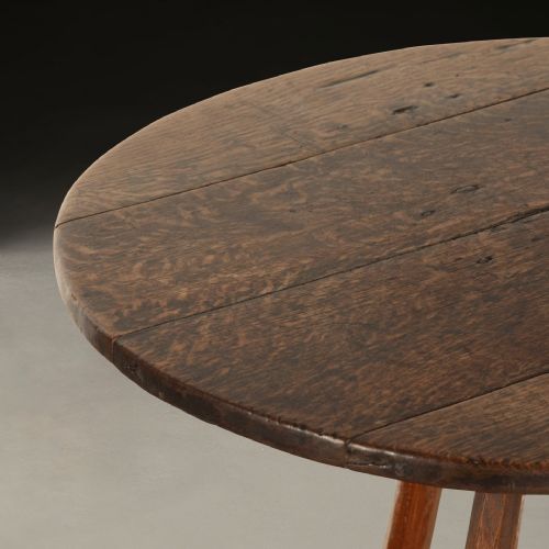 GEO III COUNTRY OAK CRICKET TABLE - ADDITIONAL PHOTO 4