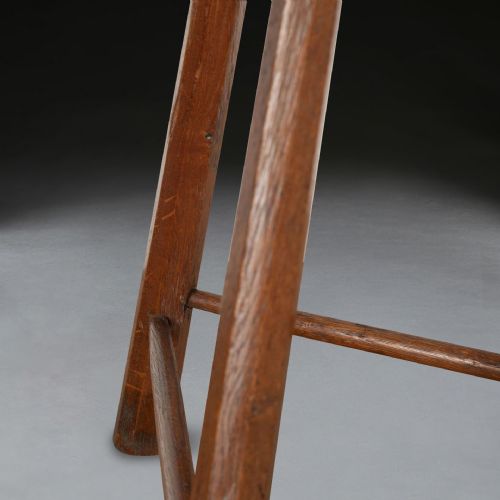 GEO III COUNTRY OAK CRICKET TABLE - ADDITIONAL PHOTO 7