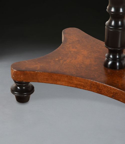 PAIR OF BURR ELM OCCASIONAL TABLES - ADDITIONAL PHOTO 8