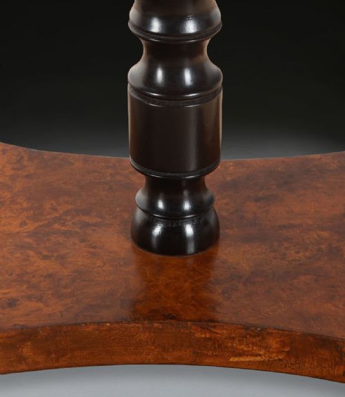 PAIR OF BURR ELM OCCASIONAL TABLES - ADDITIONAL PHOTO 9