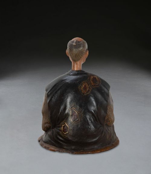 RARE C19TH POTTERY NODDING FIGURE - ADDITIONAL PHOTO 4