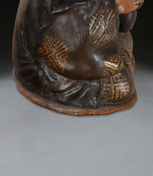 RARE C19TH POTTERY NODDING FIGURE - ADDITIONAL PHOTO 6