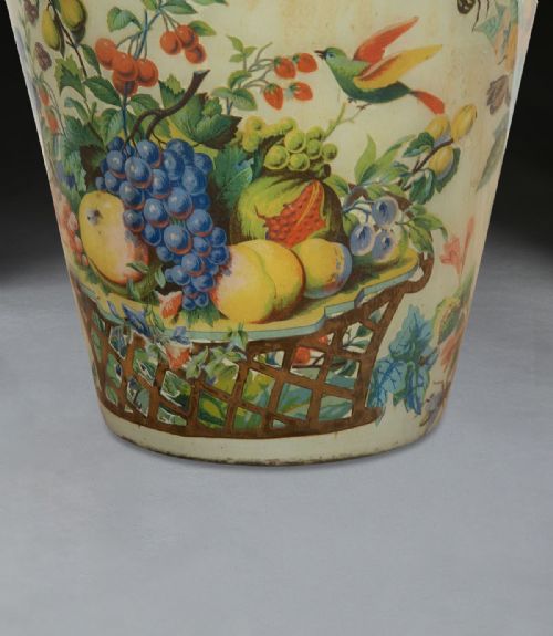 19TH CENTURY DECALCOMANIA VASE - ADDITIONAL PHOTO 7