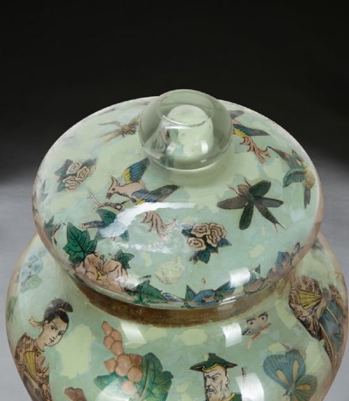 REGENCY DECALCOMANIA VASE - ADDITIONAL PHOTO 2