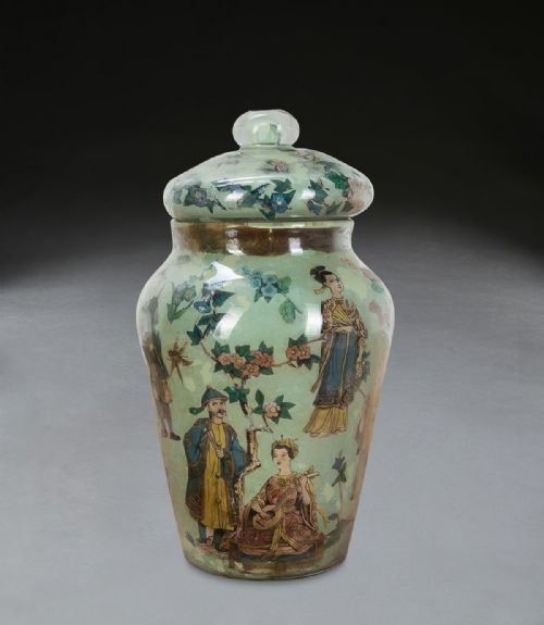 REGENCY DECALCOMANIA VASE - ADDITIONAL PHOTO 5