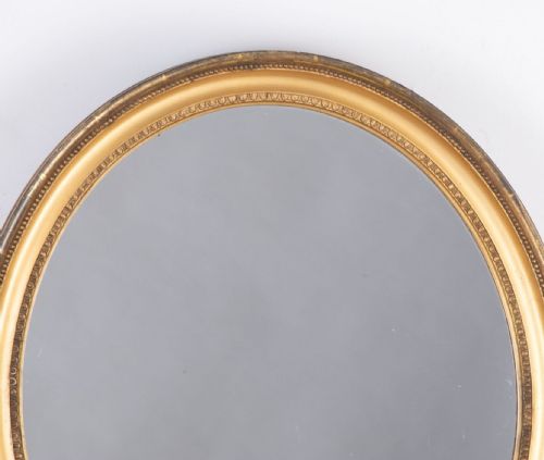 19TH CENTURY PAIR OF OVAL MIRRORS - ADDITIONAL PHOTO 2