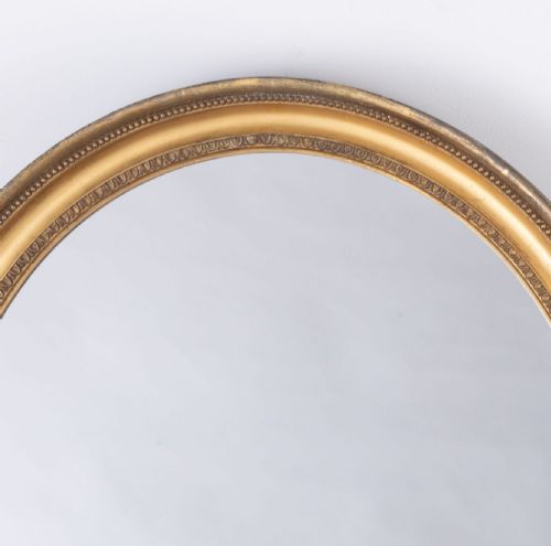 19TH CENTURY PAIR OF OVAL MIRRORS - ADDITIONAL PHOTO 3