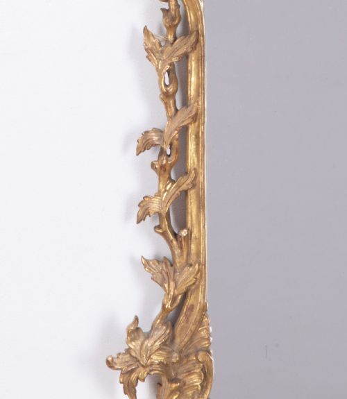 19TH CENTURY CARVED GILT WOOD MIRROR - ADDITIONAL PHOTO 3