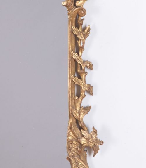 19TH CENTURY CARVED GILT WOOD MIRROR - ADDITIONAL PHOTO 4