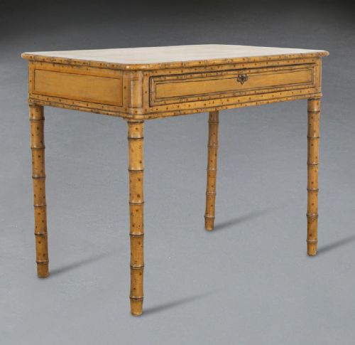 REGENCY DECORATED SIDE TABLE - ADDITIONAL PHOTO 2