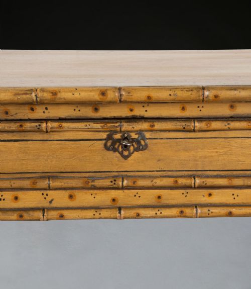 REGENCY DECORATED SIDE TABLE - ADDITIONAL PHOTO 6