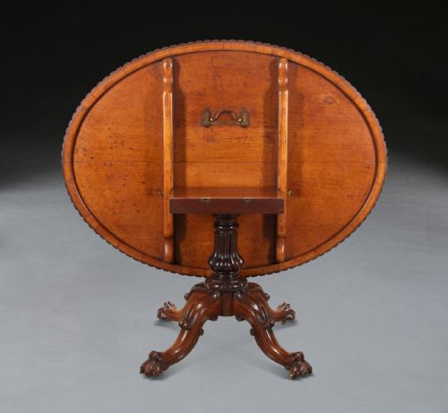 19TH CENTURY OVAL CENTRE TABLE - ADDITIONAL PHOTO 7