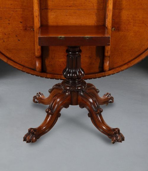 19TH CENTURY OVAL CENTRE TABLE - ADDITIONAL PHOTO 8