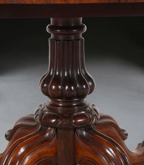 19TH CENTURY OVAL CENTRE TABLE - ADDITIONAL PHOTO 9