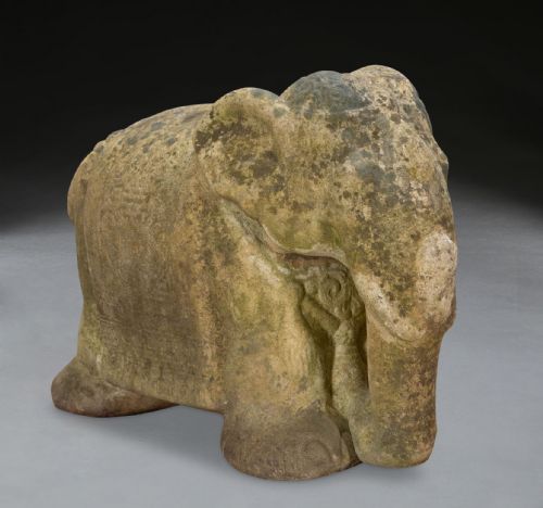 EARLY 20TH CENTURY TERRACOTTA ELEPHANT SCULPTURE - ADDITIONAL PHOTO 5