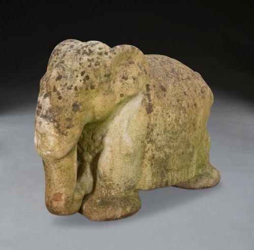 EARLY 20TH CENTURY TERRACOTTA ELEPHANT SCULPTURE - ADDITIONAL PHOTO 6