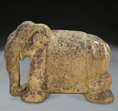 EARLY 20TH CENTURY TERRACOTTA ELEPHANT SCULPTURE - ADDITIONAL PHOTO 9