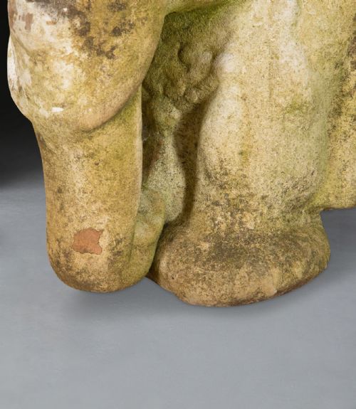 EARLY 20TH CENTURY TERRACOTTA ELEPHANT SCULPTURE - ADDITIONAL PHOTO 11