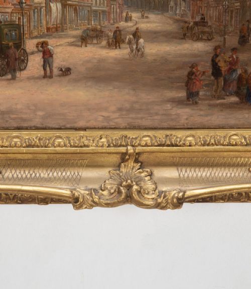 19TH CENTURY OIL ON CANVAS OF REIGATE SURREY - ADDITIONAL PHOTO 10