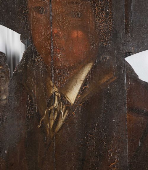 A RARE 18TH CENTURY LIFESIZE DUMMY BOARD OF GENTLEMAN AND MONKEY - ADDITIONAL PHOTO 5