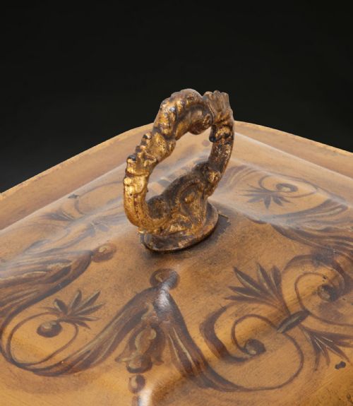 REGENCY DECORATED COAL BIN - ADDITIONAL PHOTO 3