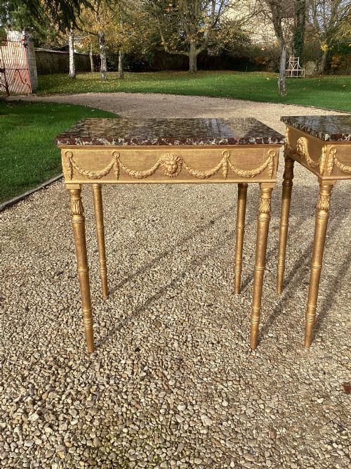 PAIR OF EARLY C19TH SWEDISH PIER TABLES - ADDITIONAL PHOTO 5
