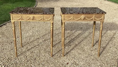 PAIR OF EARLY C19TH SWEDISH PIER TABLES - ADDITIONAL PHOTO 9