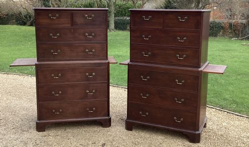 RARE PAIR OF GEO II CHEST ON CHESTS - ADDITIONAL PHOTO 2