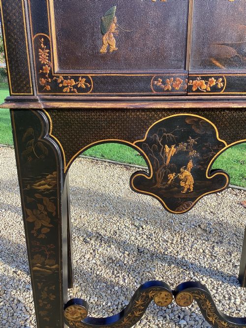 REGENCY CHINOISERIE CABINET ON STAND - ADDITIONAL PHOTO 5